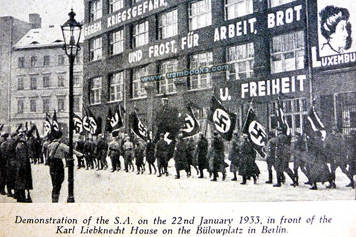 1933 SA demonstration Karl-Liebknecht-Haus Berlin