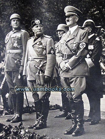 Blomberg, Goering, Mussolini, Hitler