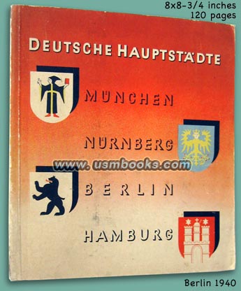 Deutsche Hauptstädte München, Nürnberg, Berlin, Hamburg