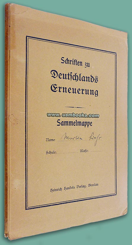 Schriften zu Deutschlands Erneuerung Sammelmappe