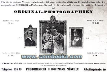 Verlag Photobericht Hoffmann, Schellingstrasse 50 Muenchen