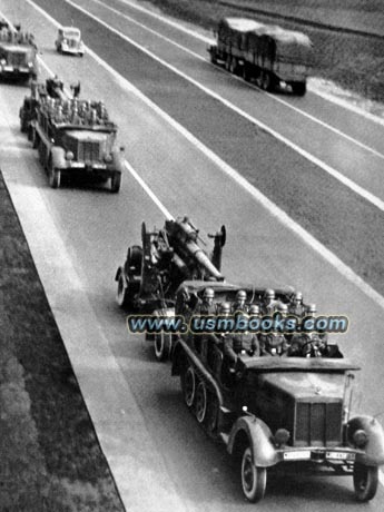 Wehrmacht  on the reichsautobahn