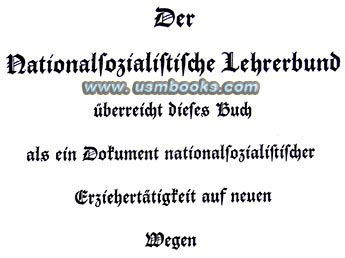 National Socialist Teachers League, NSLB publication 1939