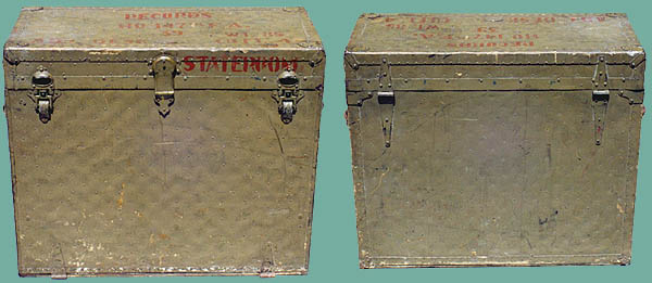 WW1 field desk front/back