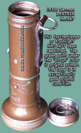 PERTRIX PARAMILITARY NAZI FLASHLIGHT