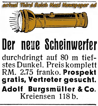 Nazi Scheinwerfer