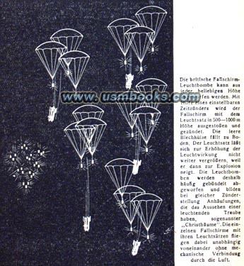 British parachute bombs