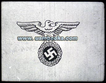 Nazi eagle and swastika