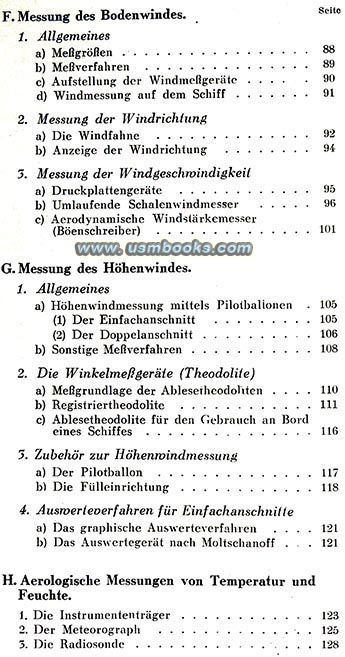 Handbuch der Fliegerwetterkunde Band III, Die Megerte des Wetterdienstes, Ministerialrat Dr. RichardHabermehl