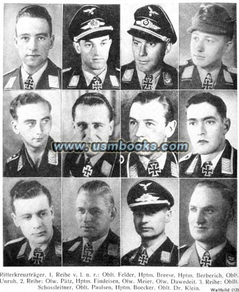 members of the Luftwaffe received promotions and decorations - lots of Knight’s Crosses