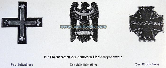 German Freikorps Honor badges