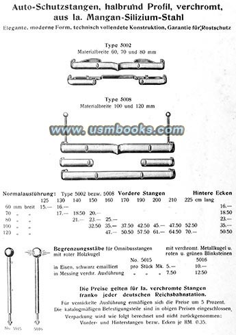 Nazi car aftermarket bumpers