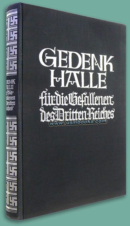 Gedenkhalle fr die Gefallenen des Dritten Reiches with swastika spine