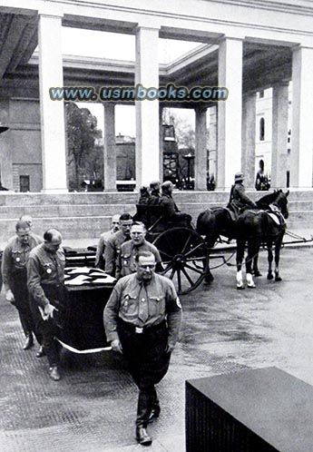 Nazi martyr coffin, Nazi Honor Temple Munich