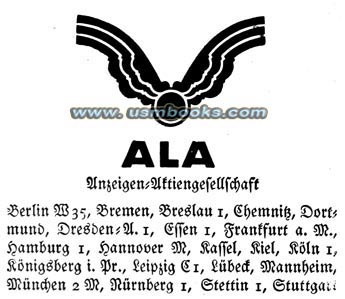 Nazi Party advertising agency ALA