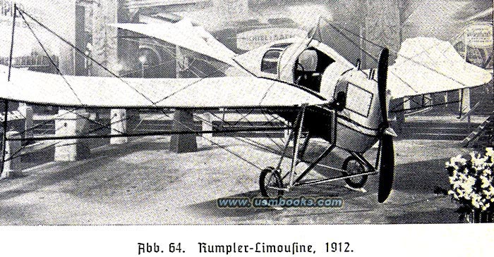 Rumpler Taube limousine, 1912