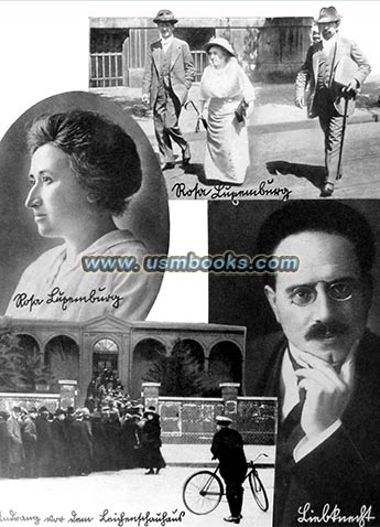 German communists Rosa Luxemburg, Karl Liebknecht