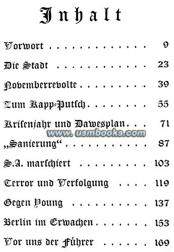 Das erwachende Berlin, First Edition 1934, Dr. Goebbels