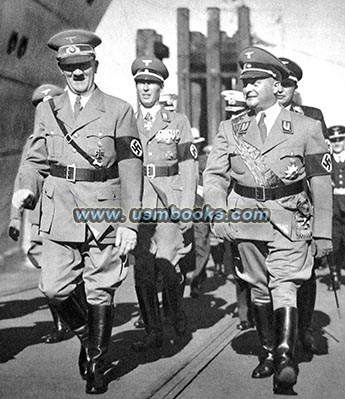 Hitler in Hamburg with Generalfeldmarschall Hermann Göring