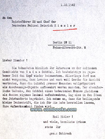 Reichsfhrer-SS und Chef der deutschen Polizei Heinrich Himmler