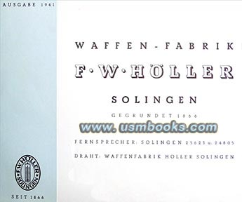 F.W. Hller Waffenfabrik Solingen