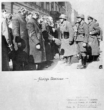 the battle for the elimination of Jews and bandits in the former Jewish district of Warsaw