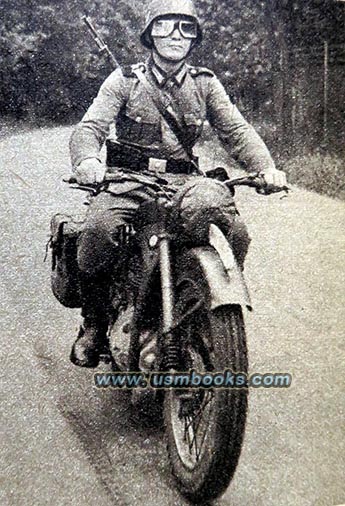 Nazi Army motorcycle