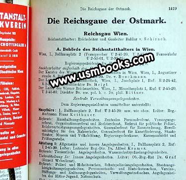 die Reichsgaue der Ostmark