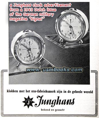 Junghans Uhren Werbung 1943 Signal