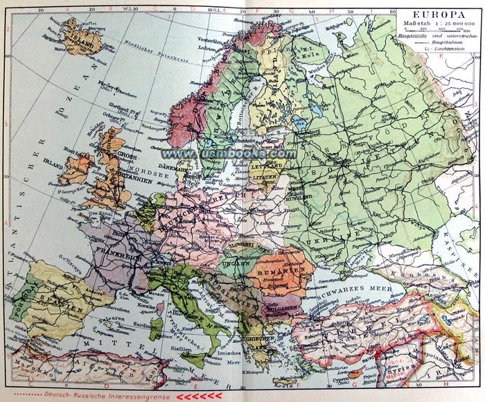 Europe at thetime of World War II