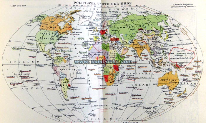 1939 World Atlas