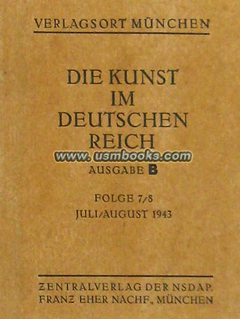 Die Kunst im Deutschen Reich Ausgabe B for the July/August 1943