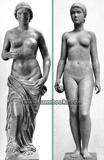 Nazi female nude sculptures