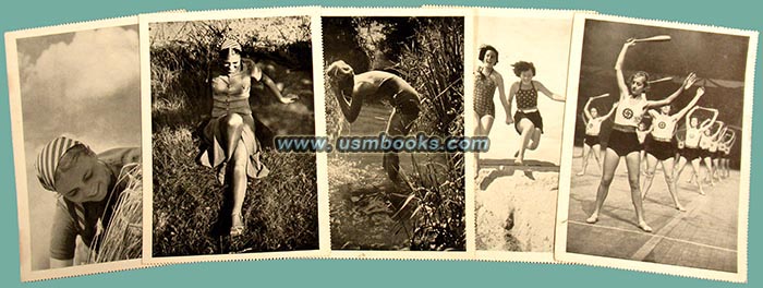 KdF postcards, Aryan girls