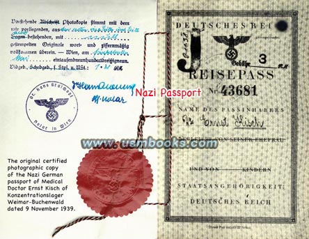 J-marked Nazi passport