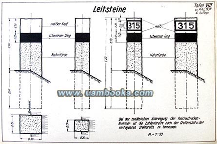 Nazi highway guardrail specifications