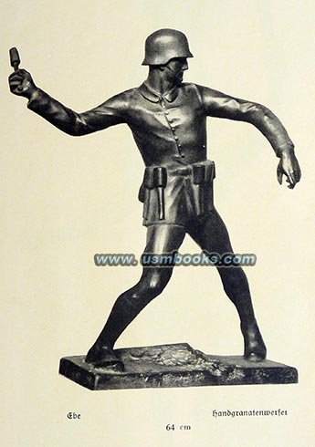 Wehrmacht grenade thrower statue