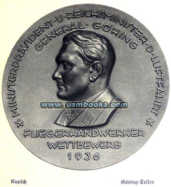 Nazi Aviation Minister General Goering plate