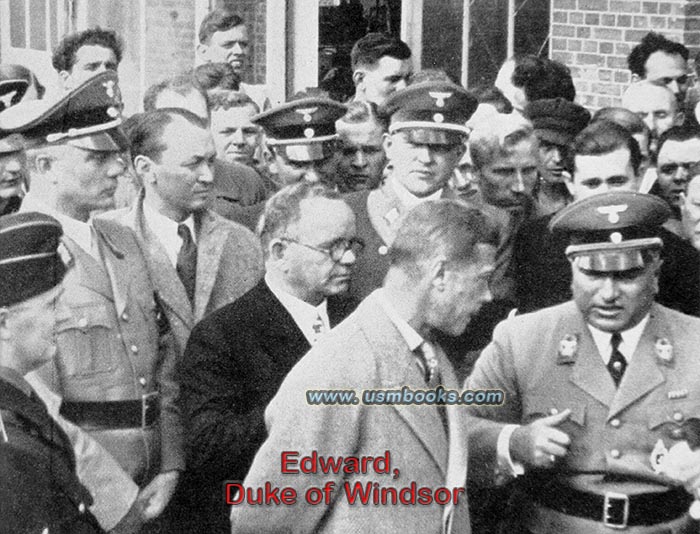 Duke of Windsor with Dr. Robert Ley