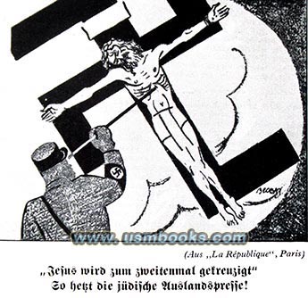 juedische auslandspresse,the second crucifixtion of Jesus in Nazi Germany 