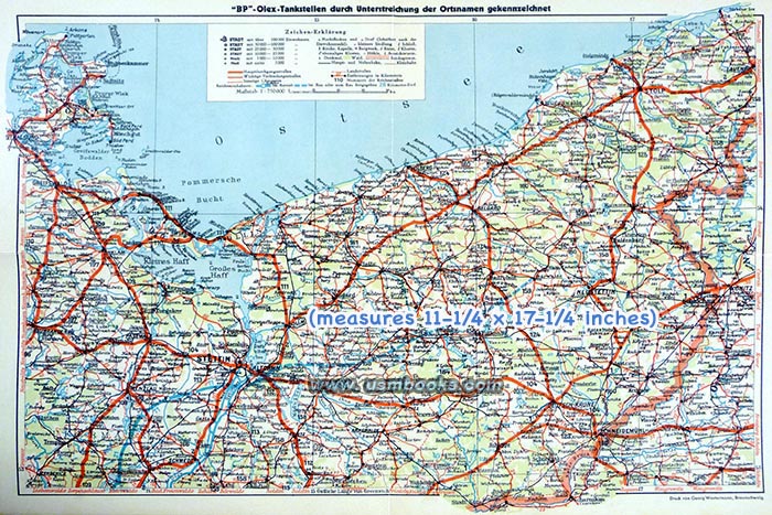 Nazi BP map Pomerania