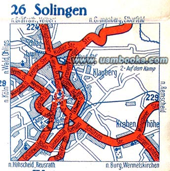 3. reich Solingen Stadtplan