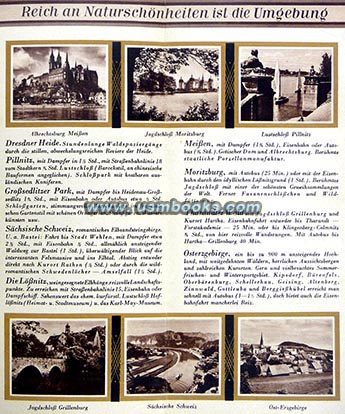 1938 Nazi tourist information Dresden