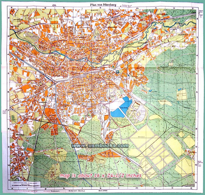 Nazi Map Nuremberg