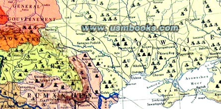 railroads, corn and several other crops as well as oil wells in southeastern Europe and the Middle East, Iran and south to the Persian Gulf