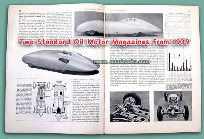 Nazi race car design in Motor und Sport 1939