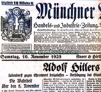 Mnchner Neueste Nachrichten 9 November 1923