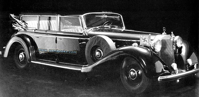 Grosser Mercedes cabriolet Hitler