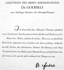 Dr. Josef Goebbels, Reichsminister für Volksaufklärung und Propaganda