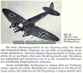 He 111 airplane model